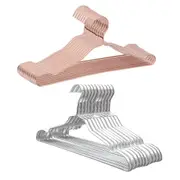 10PCS Metal Clothing Hangers Anti-slip Aluminium Alloy Drying Rack Coat Hanger