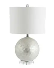 JONATHAN Y Designs Zuri 23.5in Capiz Seashell Sphere Table Lamp