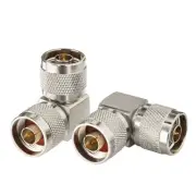 2-Pack N Male to N Male Right Angle Connector Adapter for WiFi Booster Repeater