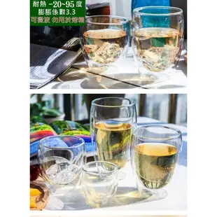 [彩虹派對屋]台灣現貨 雙層玻璃杯 真空保溫杯 保溫隔熱杯 高硼矽耐熱杯 350ml / 450ml 星巴克