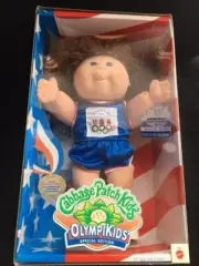 1996 OLYMPIKIDS CABBAGE PATCH DOLL - TRACK & FIELD - EVONNE CONSTANCE - NEW