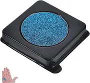 Easy Apply Blue Glitter Makeup Eyeshadow Single Shimmer Eyeshadow Plate Set Eye Glitter Makeup