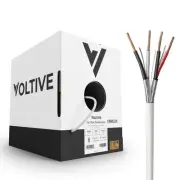 Voltive 18/2 Pair Shielded - CL3R - Riser - OFC - 500 Foot Box - White