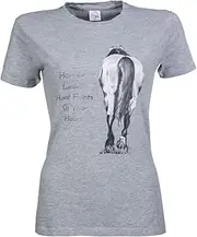 [Hkm] Horses Leave Hoofprints Shirt Light Grey L