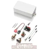 EMG 85 WHITE ACTIVE SOLDERLESS HUMBUCKER GUITAR PICKUP SHORT SHAFT POTS & WIRING