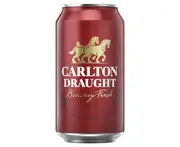 Carlton Draught Beer Case 24 x 375ml Cans