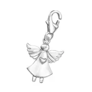 Silver Fairy Charm with Clip
