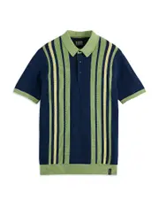 Scotch & Soda Structured Polo Sweater