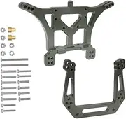 Aluminum Front&Rear Shock Tower Set for 1/10 Traxxas Slash 2WD Stampede Rustler VXL RC Car Upgrade Parts Replacement of 3638 3639