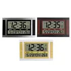 Wall Clocks Temperature with Snooze Digital Alarm Clock Home Office Decor