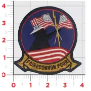 NAVY VQ-4 SHADOWS 4TH OF JULY HOOK & LOOP EMBROIDERED PATCH