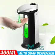 400ml Handsfree Automatic Liquid Soap Dispenser Touchless IR Sensor Dispenser