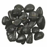 Tuscan Path 30-50mm 15kg Black Polished Pebbles