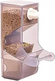 Automatic Bird Feeder No-Mess Bird Feeder Parrot Feeder Cage Accessories for Budgerigar Canary Lovebord Finch Parakeet