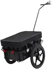 Bicycle Cargo Trailer, Bicycle Cart, Detachable Universal Bicycle Trailer, Multi-Purpose Wheeled Cart