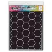 Dyan Reaveley's Dylusions Stencils 9"X12"-Hexicomb - 3 Pack