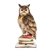 ‘Messenger Of Wisdom’ Hand-carved Wood Sculpture