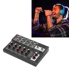 10 Channel Mixing Console Audios Mixer Sound Mixing Board With 2 Main Volume QUA