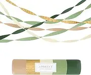AOBKIAT Wedding Party Decorations, 5 Rolls Olive Green Brown Crepe Paper Streamers for Green Boho Wedding, Birthday, Bridal/Baby Shower