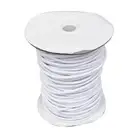 High Tenacity Elastic Rope Bungee Shock Cord Tie Down White, 4mm x 5 Meters