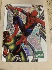 RARE Marvel 1995 SpiderMan CEL PRISM Vending Machine Sticker #9 DOC OCK