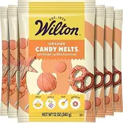Wilton Orange Candy Melts Candy, 12 oz, Pack of 6