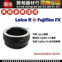 在飛比找Yahoo!奇摩拍賣優惠-【聖佳】Pixco Leica R 鏡頭 轉接 Fujifi