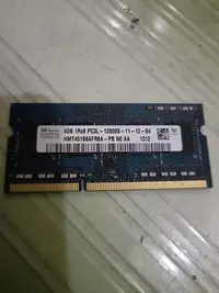 在飛比找Yahoo!奇摩拍賣優惠-海力士 DDR3L 1600 4g 筆電用記憶體