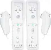 New Motion Plus Wii Remote Controller Nunchuck Wii/Wii U Console Video Games Bx7