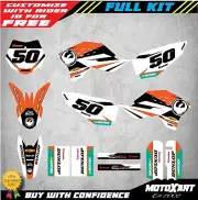 Full Graphics,custom kit stickers fits KTM 50 2009 - 2015 models UNITY STYLE.
