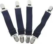 KITANDOVE Adjustable Boot Clips Straps Pants Suspenders Elastic Pant Keeper for Outdoor Activities