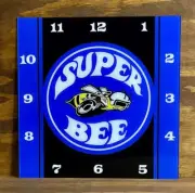 Dodge Super Bee Square Glass Replacement Face for Pam Clock FREE SHIP