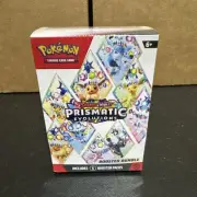 Pokémon TCG Scarlet & Violet Prismatic Evolutions Booster Bundle Factory Sealed