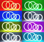 cotton RGB halo ring for BMW E88 E87 E81 E82 03-13 App DRL Flash angel eye lamp (for: BMW)
