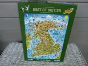 Gibsons G7096 Best Of British Hartwig Braun 1000 Piece Jigsaw Puzzle New Sealed
