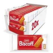 Lotus Biscoff Cookies Caramelized Biscuit Cookie Snack 0.9 Ounce 20 PACK Vegan