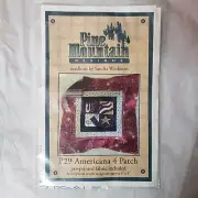 PINE MOUNTAIN DESIGNS PUNCHNEEDLE P29 AMERICANA 4 PATCH WORKMAN