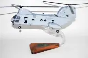 HMMT-164 Knightriders (2464) CH-46 Model, 1/38 (14") Scale, Mahogany, Phrog