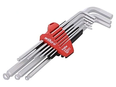 07192 Wrench set hexagon, ball-shaped Chrome-vanadium steel WIHA