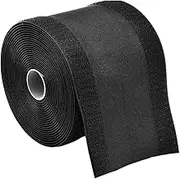 HOMSFOU Floor Cable Cover Hook and Loop Strap Protector for Cords Durable and Design for Carpet Use Lightweight and Reusable Conceals Extension Cables
