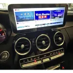 台中到府安裝~BENZ最新款 W205安卓機 C300八核心導航 CARPLAY YOUTUBE PLAY商店