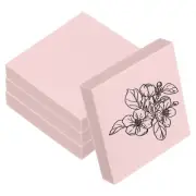 4Pcs 2X2" Rubber Carving Blocks, Soft Linoleum Art Carving Block, Pink