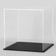 12 Inch Clear Acrylic Display Case, Cube Acrylic Box for Collectibles Showcas...