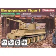Dragon 7210 1/72 Bergepanzer Tiger I w/Zimmerit coating-igue tank model