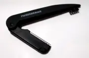NEW - "Tweezerman" Precision Folding Razor - Folds w/Brush - For Delicate Areas