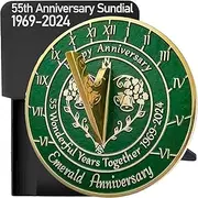 MEDIEVAL CRAFT 55th Emerald Wedding Anniversary 2024 Sundial