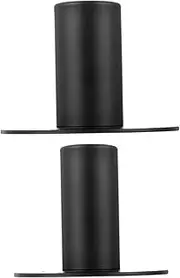 MUELODSIC 2pcs Speaker Iron Base for Home Audio Practical and Lightweight Speaker Stand Easy Installation Stable Support for Use