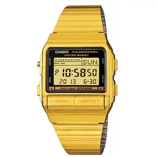 【天龜 】 CASIO DATABANK 電話記錄經典商務數位錶 DB-380G-1