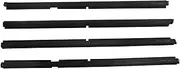 Black Rubber Car Window Sealing Strips Glass Exterior Waterproof Pressure Strips Compatible for Jeep Grand Cherokee II WJ WG 1998-2005
