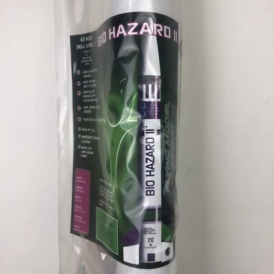 Flying Model Rocket Kit - OOP Quasar One 'Biohazard II' - 3 motor 24 mm Cluster